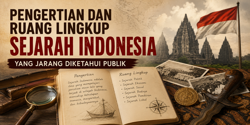 Pengertian Dan Ruang Lingkup Sejarah Indonesia yang Jarang Diketahui Publik