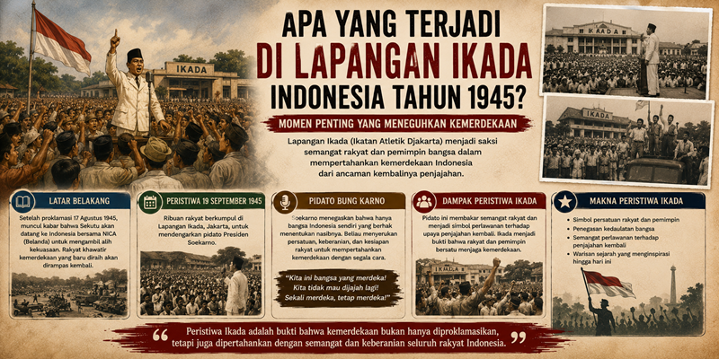 Apa Yang Terjadi di Lapangan Ikada Indonesia Tahun 1945