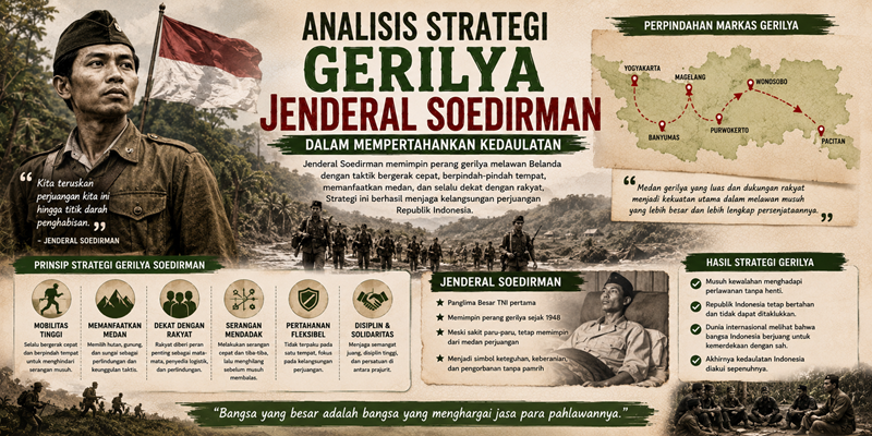 Analisis Strategi Gerilya Jenderal Soedirman dalam Mempertahankan Kedaulatan