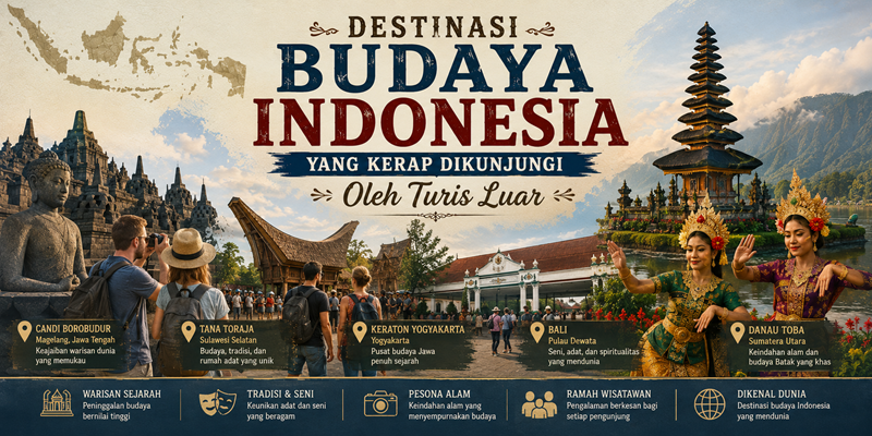 Destinasi Budaya Indonesia yang Kerap dikunjungi Oleh Turis Luar