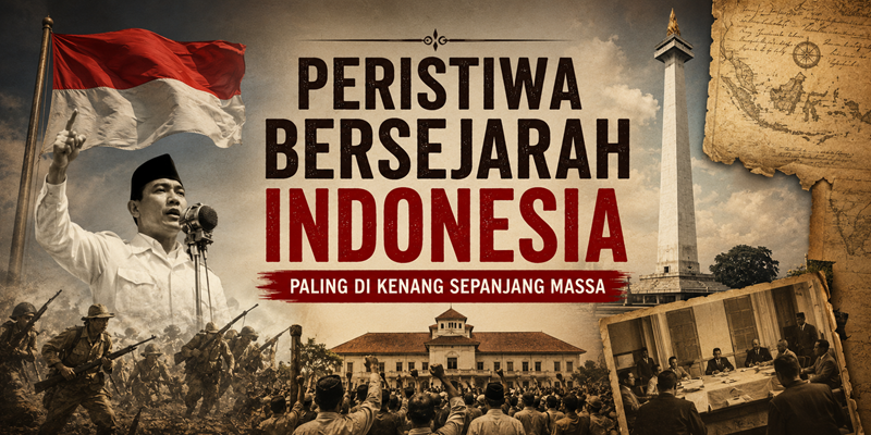 Peristiwa Bersejarah Indonesia Paling Dikenang Sepanjang Masa