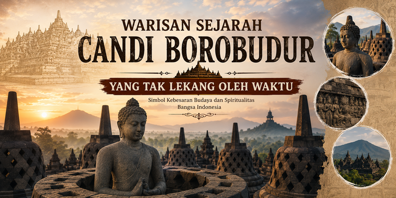 Warisan Sejarah Candi Borobudur Yang Tak Lekang Oleh Waktu